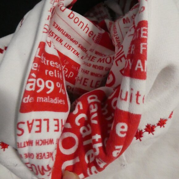 Special Limited Edition | LULULEMON | size 2 | White and Red Zip-Up Scuba Hoodie - Picture 10 of 16